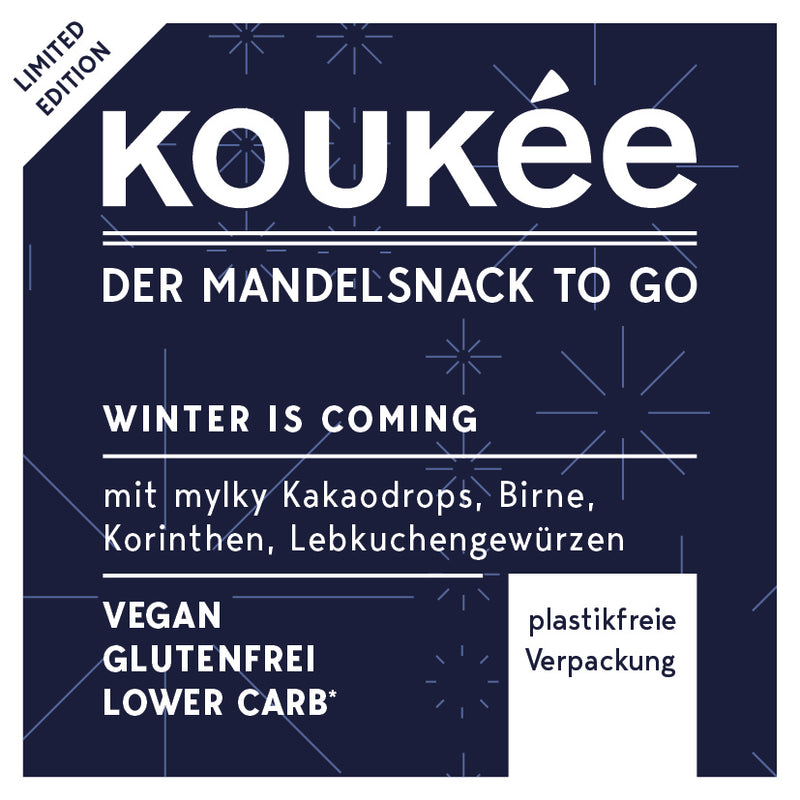 10er Box WINTER IS COMING - KOUKÉE - Der Mandelsnack